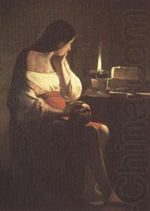 LA TOUR, Georges de The Magdalen with the Nightlight (mk05) china oil painting image